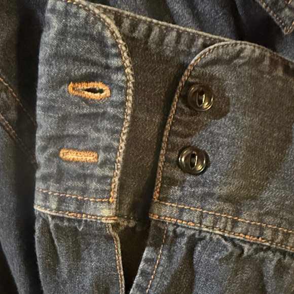 Vintage J. Crew Blue Jean Button-Up - Picture 7 of 9